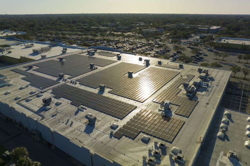 Solar Panels Installation detail
